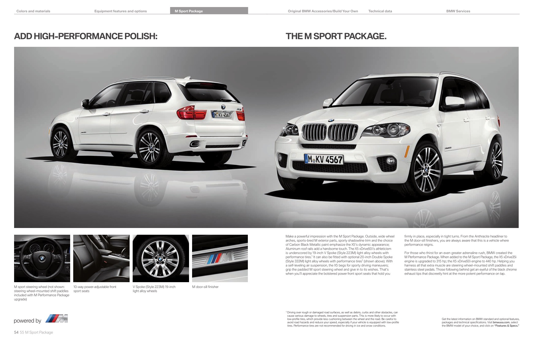 2013 BMW X5 Brochure Page 5